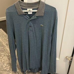 Men’s Lacoste Shirt, long sleeve, size M (French 5)